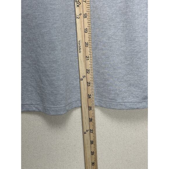 Under Armour Loose Heat Gear Women T-Shirt Size XL Gray With Blue - Picture 7 of 8